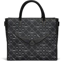 Zadig&Voltaire Sac Angel Tote Monogram Black - Femme