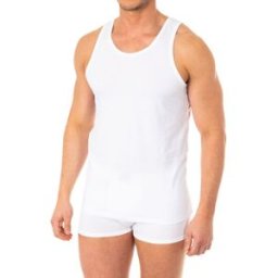 Maillots de corps Abanderado A040Z-BLANCO Blanc
