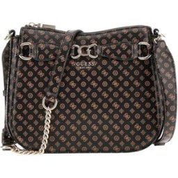 Sac Bandouliere Guess ARLENA LOGO CROSSBODY HOBO Marron