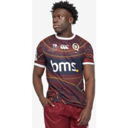 Canterbury Queensland Reds Warm-Up T-Shirt 2025 Adults Marine M Male