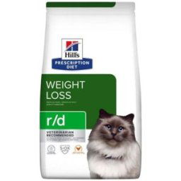 HILL'S PET NUTRITION S.N.C Hill's croquettes chat adult prescription diets r/d weight loss sac 3kg