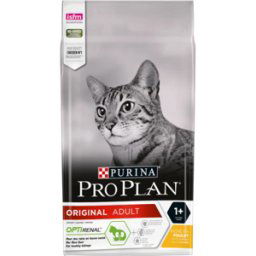 Purina pro plan chat adult croquettes original optirenal poulet 3kg