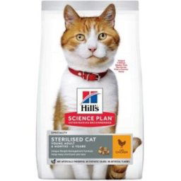 HILL'S PET NUTRITION S.N.C Hill's croquettes chat science plan sterilised young adult poulet sac 1,5kg