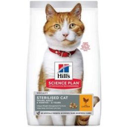 HILL'S PET NUTRITION S.N.C Hill's croquettes chat science plan sterilised young adult poulet sac 15kg