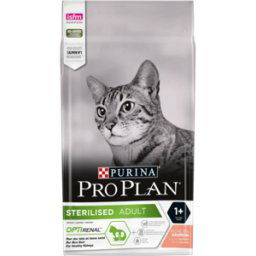 Purina pro plan adult croquettes sterilised optirenal saumon 8x400g