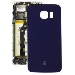 Coque arrière de batterie d origine pour Samsung Galaxy S6 Edge / G925 (bleu foncé)