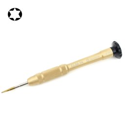 Outil de réparation professionnel Open Tool 25mm T4 tournevis à tête hexagonale (Gold)