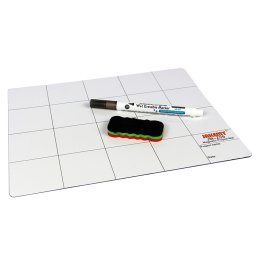 JAKEMY JM-Z09 25 cm x 20 cm tapis de projet magnétique avec marqueur pour iPhone / Samsung réparation outils