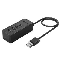 ORICO W5P-U2-100 USB 2.0 Bureau HUB avec 100 cm Micro Câble USB Alimentation (Noir)