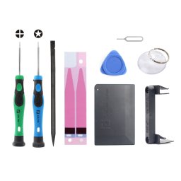 JIAFA JF-8157 9 en 1 batterie outil de réparation pour iPhone SE & 5s & 5c & 5