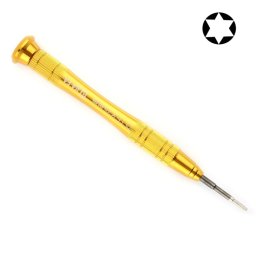 Outil de réparation professionnel outil ouvert 25mm T6 tournevis à tête hexagonale (or)