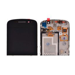 iPartsAcheter pour BlackBerry Q10 écran LCD + écran tactile Digitizer Assemblée avec cadre (Noir)