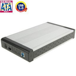 Boîtier externe à grande vitesse de 3,5 pouces HDD SATA, USB 3.0 de soutien