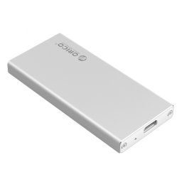 ORICO MSA-UC3 USB 3.1 Type C En Aluminium De Stockage Externe Boîtier Disque Dur Boîte pour 50mm x 30mm M-SATA SSD (Argent)