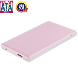 Boîtier externe HDD SATA & IDE haute vitesse de 2,5 pouces, prise en charge USB 3.0 (rose)