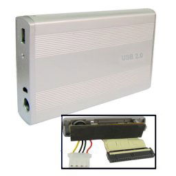 Boîtier externe de 3,5 pouces HDD, disque dur IDE