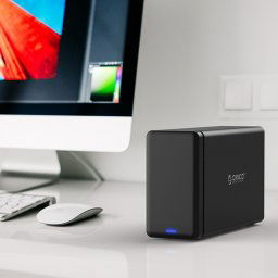 ORICO NS200-C3 2 baies USB-C / Type-C 3.1 à SATA Boîtier de disque dur externe Boîtier de disque dur pour disque dur SATA 3,5 pouces, protocole UASP de support