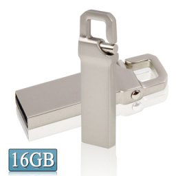 Disque flash USB de 16 Go de style porte-clés métallique