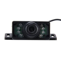 7 LED IR infrarouge étanche Vision arrière caméra de vision pour GPS de voiture, grand angle de vision: 170 degrés (DM320P) (noir)