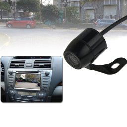 Caméra de vision arrière filaire papillon DVD étanche, support installé dans le navigateur de voiture DVD ou moniteur de voiture, angle de vision large: 170 degrés (YX003) (noir)