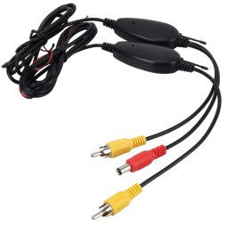 2 PCS 2370MHZ Transmettre / Recevoir Fréquence Portable Navigation Sans Fil Système de Vue Arrière Sans Fil Transmetteur Vidéo Récepteur pour Voiture Vue Arrière Caméra de recul Voiture Vue arrière Moniteur