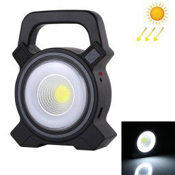 Lumière blanche rechargeable solaire de travail de l ÉPI LED de W815-1 10W, lampe de camping tenue dans la main avec le panneau solaire