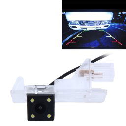 720 × 540 efficace Pixel PAL 50HZ / NTSC 60HZ CMOS II Caméra de recul étanche Vue arrière de voiture avec 4 lampes LED pour la version 2015-2016 Version de Cabbeen 2013-2016 Fluence
