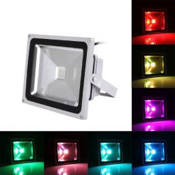 Projecteur coloré imperméable de 30W IP65 LED, 2250LM avec à télécommande, CA 110-265V