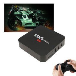 MXQ PROi 1080P 4K HD Smart TV BOX avec télécommande, Android 7.1 S905W Quad Core Cortex-A53 jusqu à 2GHz, RAM: 2 Go, ROM: 16 Go, WiFi support