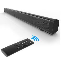 Soundbar LP-09 (CE0148) Haut-parleur de barre de son sans fil Bluetooth Home Theater avec télécommande (noir)