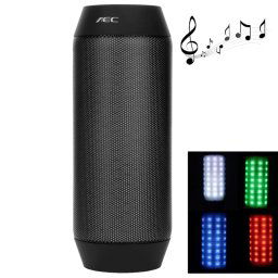 Haut-parleur portable Bluetooth AEC BQ-615 Pulse avec émission de lumière LED intégrée et micro, pour iPhone, Galaxy, Sony, Lenovo, HTC, Huawei, Google, LG, Xiaomi, autres smartphones et tous les périphériques