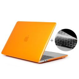 ENKAY Chapeau-Prince 2 en 1 Crystal Hard Shell Housse de protection en plastique + Version US Ultra-mince TPU Housse de protection du clavier pour 2016 Nouveau MacBook Pro 13,3 pouces avec Touchbar (A1706) (Orange)