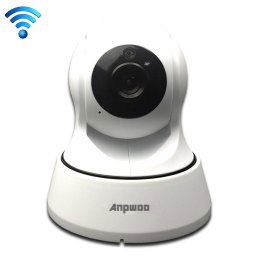 Anpwoo YT002 Ingenic T10 720P HD WiFi caméra IP avec 11 LED infrarouges PCS, détection de mouvement de soutien et vision nocturne et carte TF (max 64 Go)