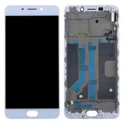 iPartsBuy OPPO R9 écran LCD (TFT) + écran tactile Digitizer Assemblée avec cadre (blanc)