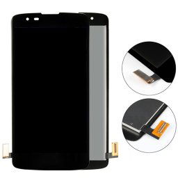 pour LG K8 (2016) Écran LCD et numériseur Assemblage complet avec cadre (Noir)