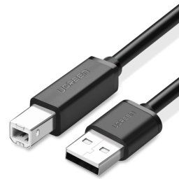 UGREEN Câble de données câble d imprimante nickelé USB 2.0, pour Canon, Epson, HP, Longueur du câble: 1m
