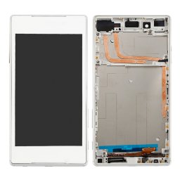 iPartsAcheter pour Sony Xperia Z5 écran LCD + écran tactile Digitizer Assemblée avec cadre (blanc)
