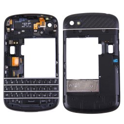 iPartsAcheter 3 en 1 pour BlackBerry Q10 (Clavier + cadre moyen lunette + panneau de lentille de logement de plaque arrière)