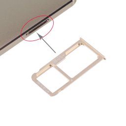 iPartsAcheter Huawei Mate 8 Nano SIM + micro carte SD / nano carte SIM (or)
