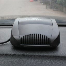 Ventilateur électronique de voiture de véhicule de CC 12V automatique (noir)