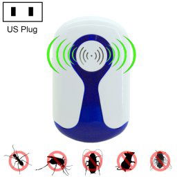 Répulsif ultrasonique électronique de ravageur d insecte de rat de 2 PCS 3W avec la lumière, prise des USA, CA 90-240V