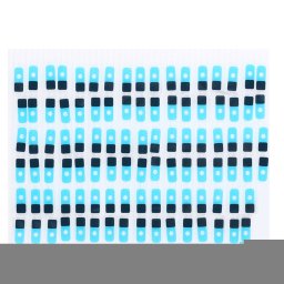 100 PCS Front Camera Noir Adhensive Autocollant pour iPhone 8