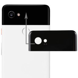Google Pixel 2 XL Couvre-objectif arrière en verre