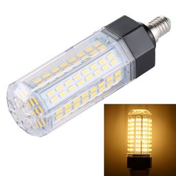 E14 144 LED 16W lumière de maïs blanc chaud LED, SMD 5730 ampoule à économie d énergie, AC 110-265V