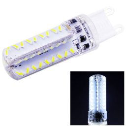 Ampoule de maïs de G9 3.5W 200-230LM, 72 LED SMD 3014, luminosité réglable, CA 110V (lumière blanche)