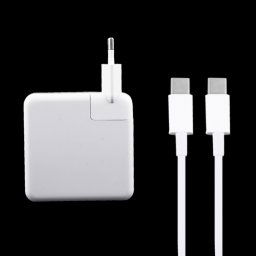 Adaptateur secteur 61W USB-C / Type-C avec 2m USB Type-C mâle vers USB Type-C câble de charge mâle, pour iPhone, Galaxy, Huawei, Xiaomi, LG, HTC et autres téléphones intelligents, appareils rechargeables,