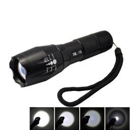 LT-XD 1 x CREE XML-T6 lampe torche à lumière blanche, 1800 LM 5 modes (noir)