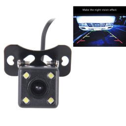 720 × 540 Pixel efficace PAL 50HZ / NTSC 60HZ CMOS II imperméabilisent la caméra de secours universelle de vue de voiture de voiture avec la lampe de 4 LED, CC 12V, longueur de fil: 4m