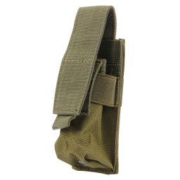 M5 Multifonctionnel Sports de plein air Mini lampe de poche portable Housse / sac de protection, Taille: 15 x 4,7 x 2 cm (vert)
