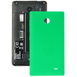 Pour Nokia X couvercle de batterie en plastique d origine + bouton latéral (vert)